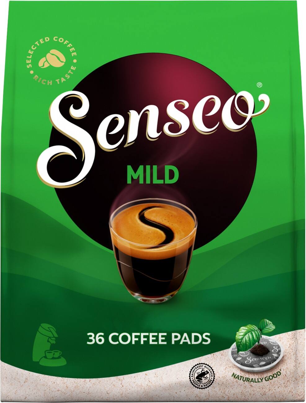Capsules de café Mild roast Senseo 36 Unités de 7 g