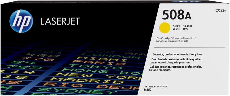 Toner HP 508A D'origine CF362A Jaune
