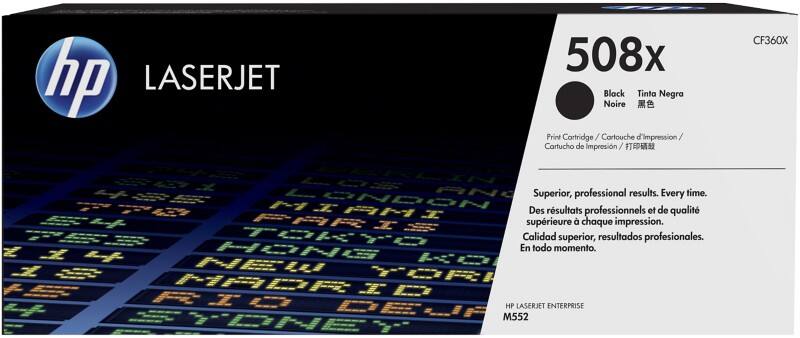 Toner HP 508X D'origine CF360X Noir
