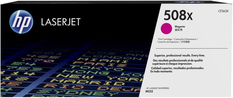 Toner HP 508X D'origine CF363X Magenta