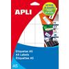 Étiquettes APLI 581880 A5 Blanc 90 Unités
