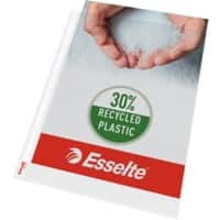 Pochette perforée Esselte A4 Relief Transparent 70 microns Polypropylène Ouverture au-dessus 11 perforations 237520T 100 Unités