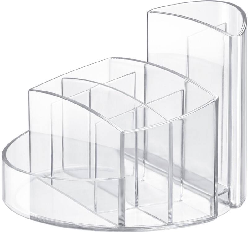 Pot à crayons HAN RONDO 17460-23 PP (Polypropylène) Transparent 140 mm (l) x 140 mm (p) x 109 mm (h)