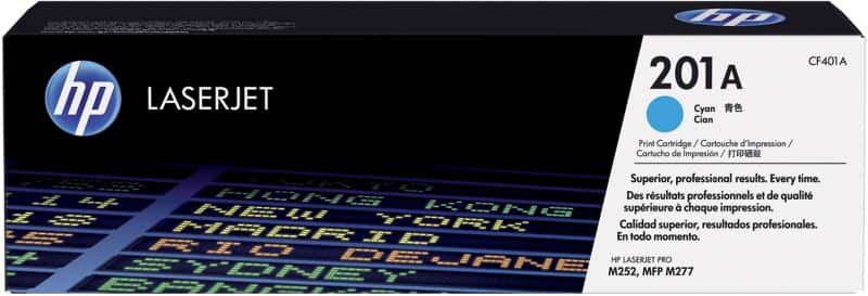 Toner HP 201A D'origine CF401A Cyan