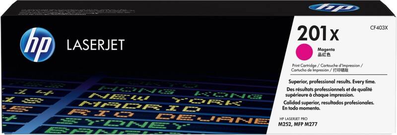 Toner HP 201X D'origine CF403X Magenta