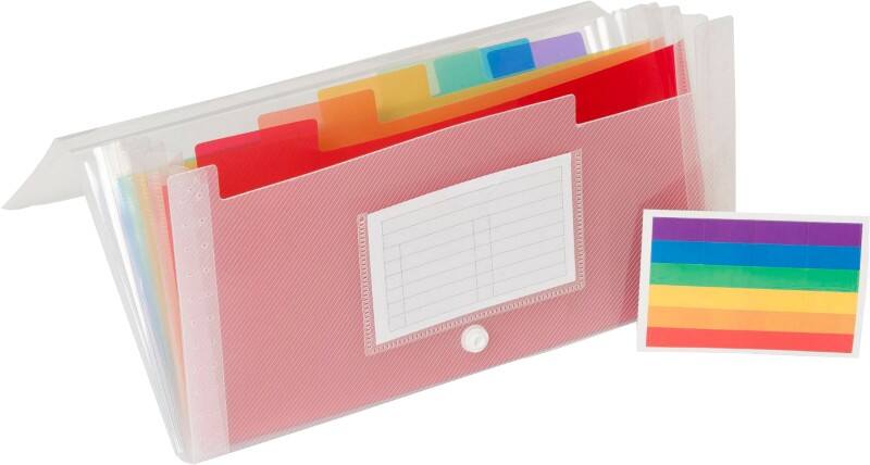 Trieur Exacompta Crystal polypro A7 Cristal 7 intercalaires