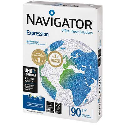 Papier imprimante Navigator Expression A3 90 g/m² Lisse Blanc 500 Feuilles