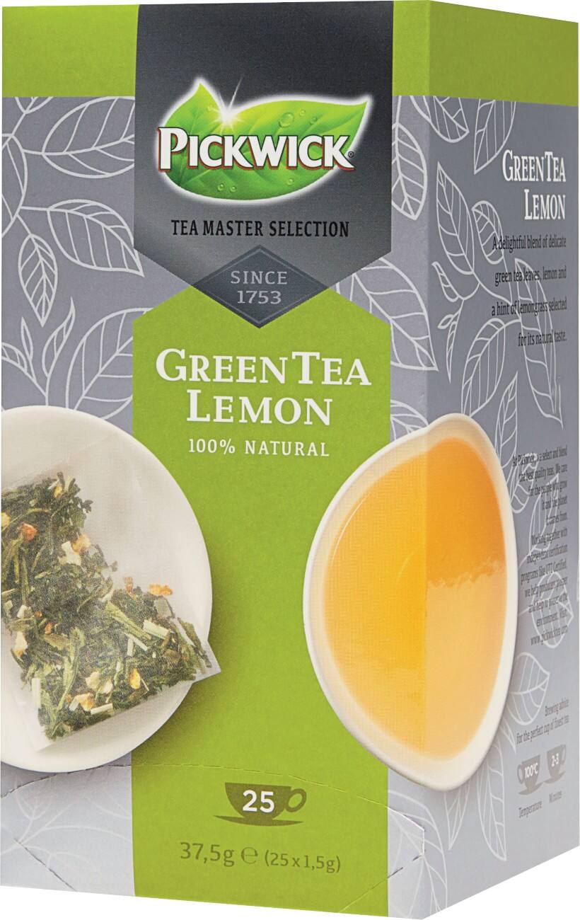 Thé Thé vert citron Pickwick 25 Unités de 2 g
