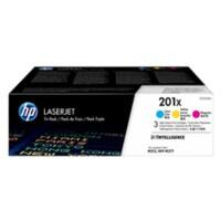 Toner HP 201X D'origine CF253XM Cyan, magenta, jaune 3 unités