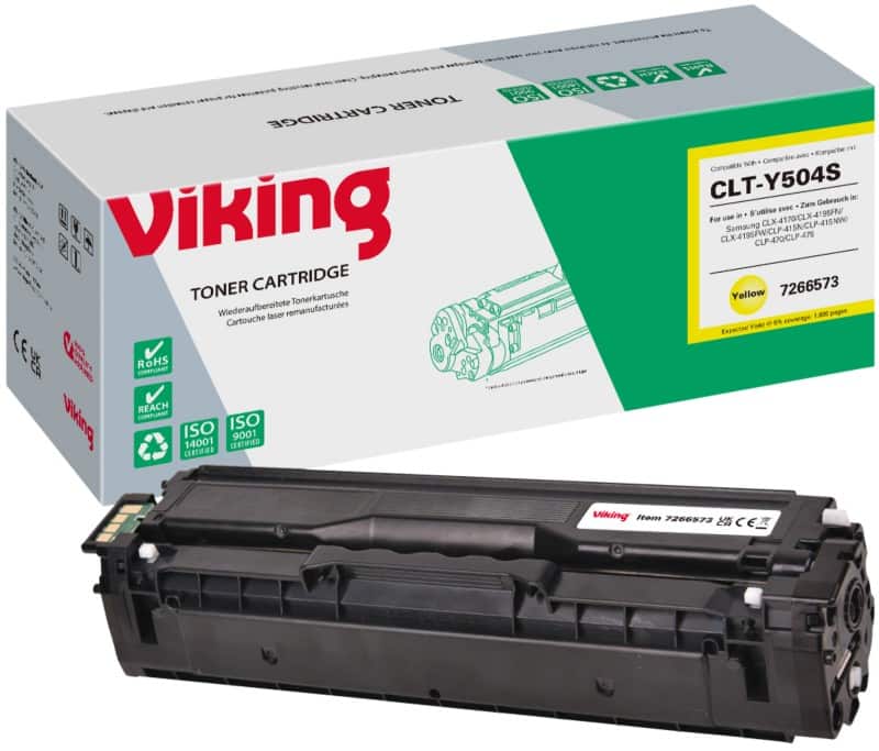 Toner Viking compatible Samsung CLT-Y504S/ELS Jaune