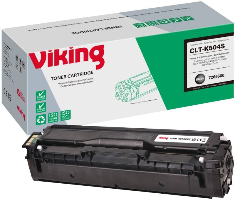Toner Viking compatible Samsung CLT-K504S/ELS Noir