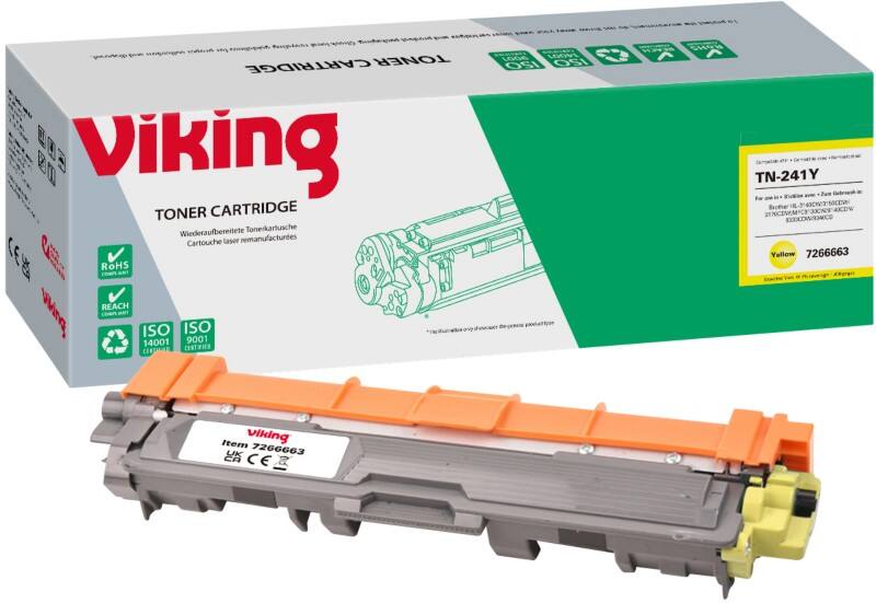 Toner Viking compatible Brother TN-241Y Jaune