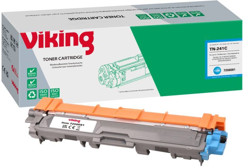 Toner Viking compatible Brother TN-241C Cyan
