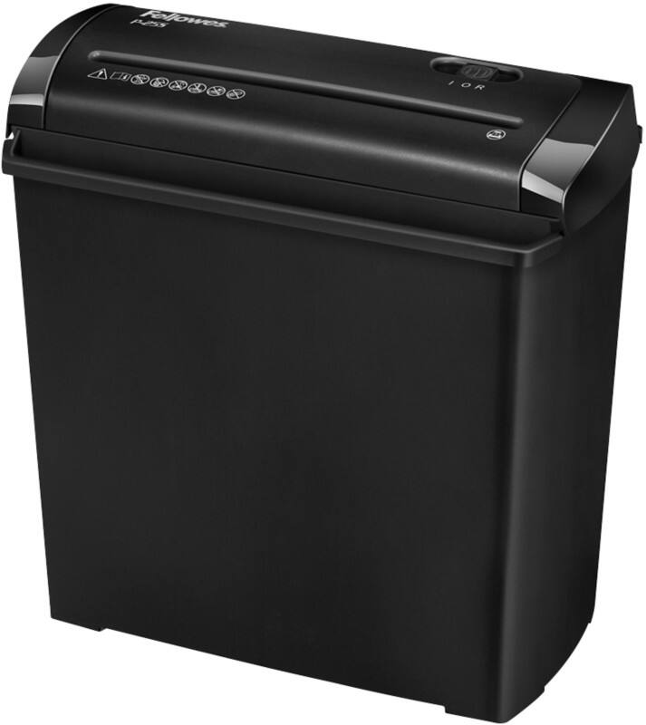 Destructeur de documents Fellowes Powershred 5 Feuilles 5 Feuilles Coupe droite Niveau de sécurité P-1 11 L P-25S