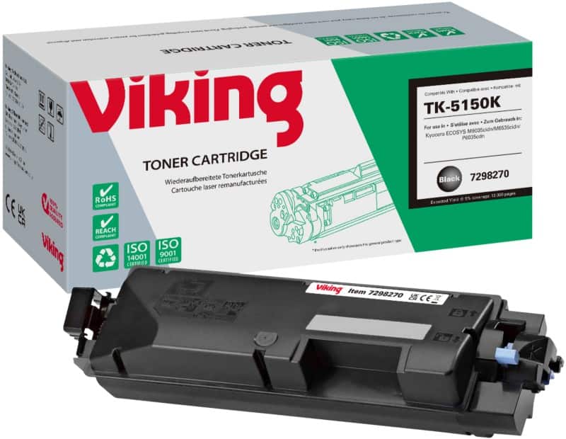Toner Viking compatible Kyocera TK-5150K Noir