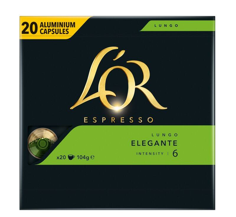 Capsules de café L'OR Nespresso Capsules Elegante 20 unités de 5,2 g