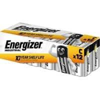 Piles Energizer Industrial C 8350 mAh Alcaline 1,5 V 12 Unités