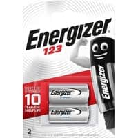 Piles Energizer Photo 123 CR17345 3V Lithium 2 Unités