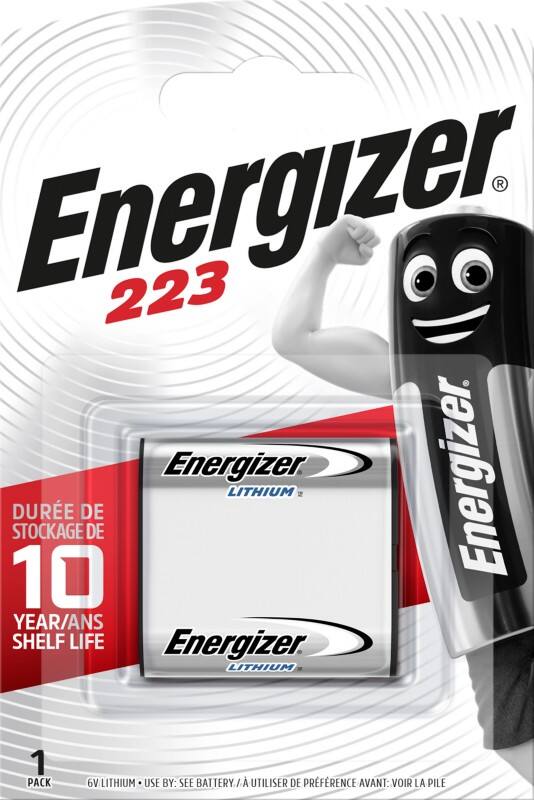 Piles Energizer 223 CR-P2 6V Lithium