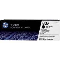 Toner HP 83A D'origine CF283AD Noir Duopack 2 Unités