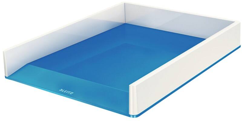 Corbeille à courrier Leitz WOW Dual A4 Blanc, bleu 26,7 x 33,6 x 4,9 cm