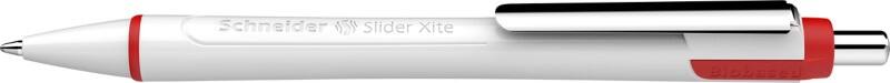 Stylo-bille Schneider Slider Xite Rétractable Rouge 0,7 mm Extra large Bille Rechargeable