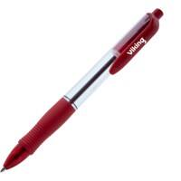 Stylo-bille Viking Comfort RT-M Rétractable Rouge 0,3 mm Moyen Bille