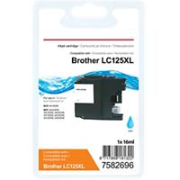 Cartouche jet d'encre Office Depot Compatible Brother LC125XL Cyan