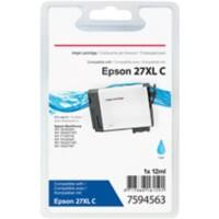 Cartouche jet d'encre Office Depot Compatible Epson 27XL Cyan T271240
