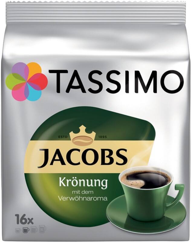 Capsules de café Tassimo Caféiné 7 g 16 unités