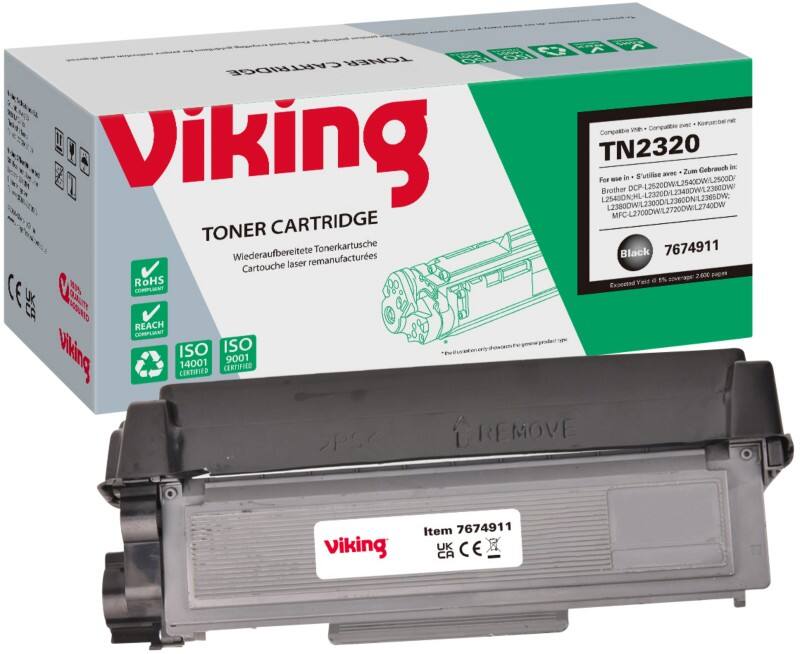 Toner Viking compatible Brother TN-2320 Noir