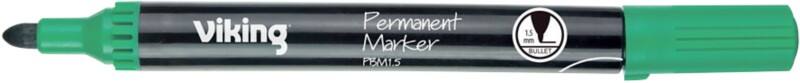 Marqueur permanent Viking PBM1,5 Moyen Ogive - 1,5 mm Vert