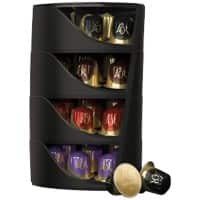 Porte-capsules L'OR 4 épaisseurs Noir 19,2 x 28 cm