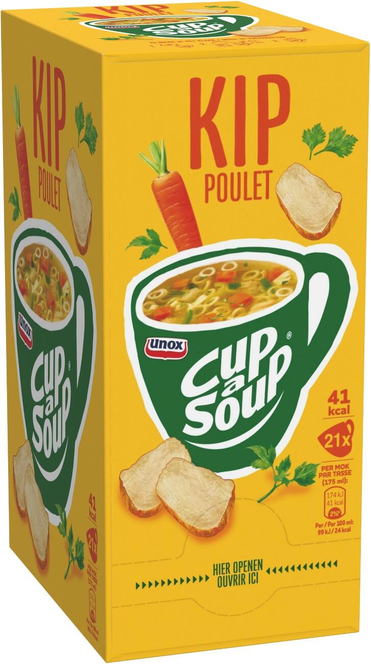 Soupe instantanée Cup-a-Soup Poulet 39117601 21 Unités de 175 ml
