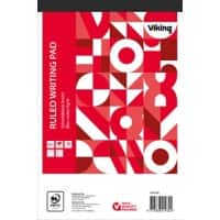 Bloc-notes Office Depot Blanc A5+ Ligné 100 feuilles Paquet de 5