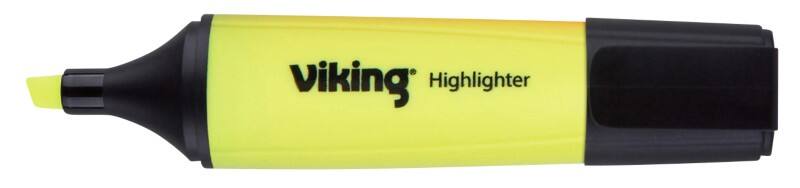 Surligneur Viking HC1-5 Jaune Large Biseauté 1 - 5 mm