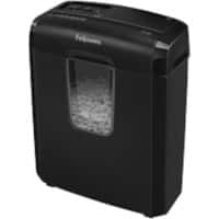 Destructeur de documents Fellowes Powershred 6C Coupe transversale Niveau de sécurité P-4 6 feuilles