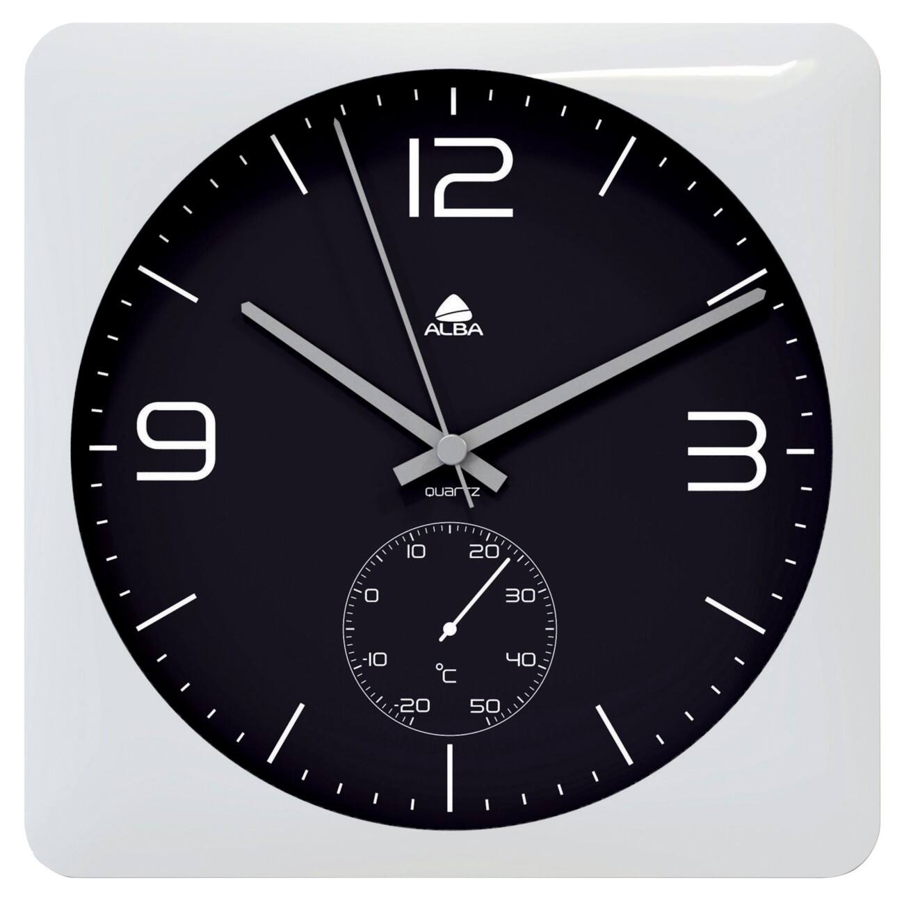 Horloge murale Alba Duo 30 x 32 x 4,4 x 32 cm Assortiment