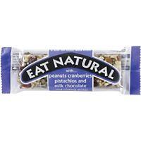 Barres de céréales Eat Natural Chocolat au lait 12 Unités de 50 g