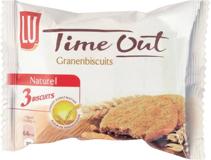 Biscuits LU Time Out Naturel 24 Unités de 45 g