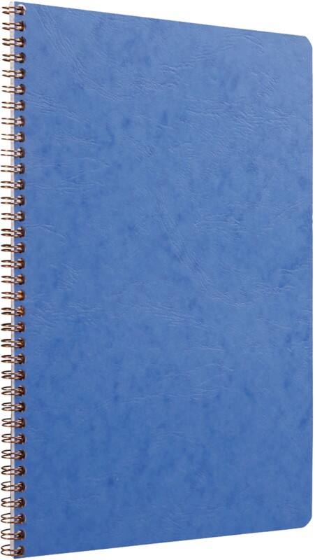 Cahier à spirales Clairefontaine Agebag A4 Bleu Couverture en carte lustrée Quadrillé Reliure en spirale 50 feuilles