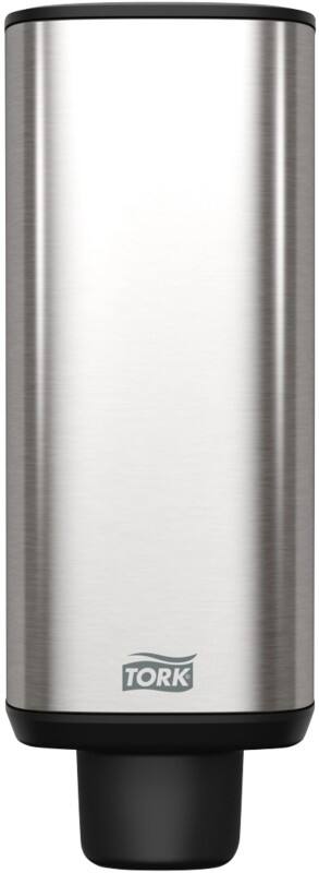 Distributeur de Savon pour Savon et Désinfectant mousse Tork - 460010 - Système économique, hygiénique S4, inox brossé