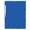 Chemise à élastiques Exacompta 55302E A4 Bleu Carte lustrée 24 x 0,3 x 32 cm