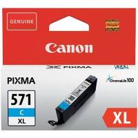 Cartouche jet d'encre CLI-571C XL D'origine Canon 0332C001 Cyan