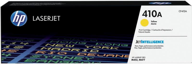 Toner HP 410A D'origine CF412A Jaune