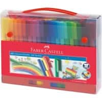 Stylo-feutre Faber-Castell Connector - Moyen Assortiment 1555 60 Unités