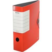 Classeur à levier Leitz 180° Solid A4 82 mm Rouge clair 2 anneaux 1112 Mousse de polymère Portrait