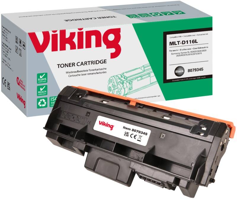 Toner Viking compatible Samsung MLT-D116L/ELS Noir