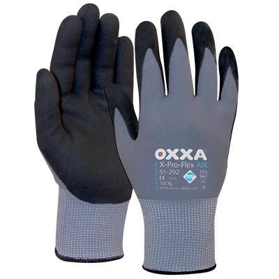 Gants Oxxa X Pro Flex Air Nylon, lycra, nitrile Taille M Gris 2 Unités