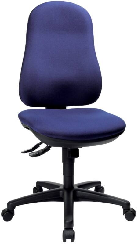 Siège de bureau Support SY TOPSTAR Mécanisme synchrone Sans accoudoirs Siège réglable en hauteur Bleu 110 kg
